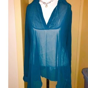 Free People Sheer Top, Size Small